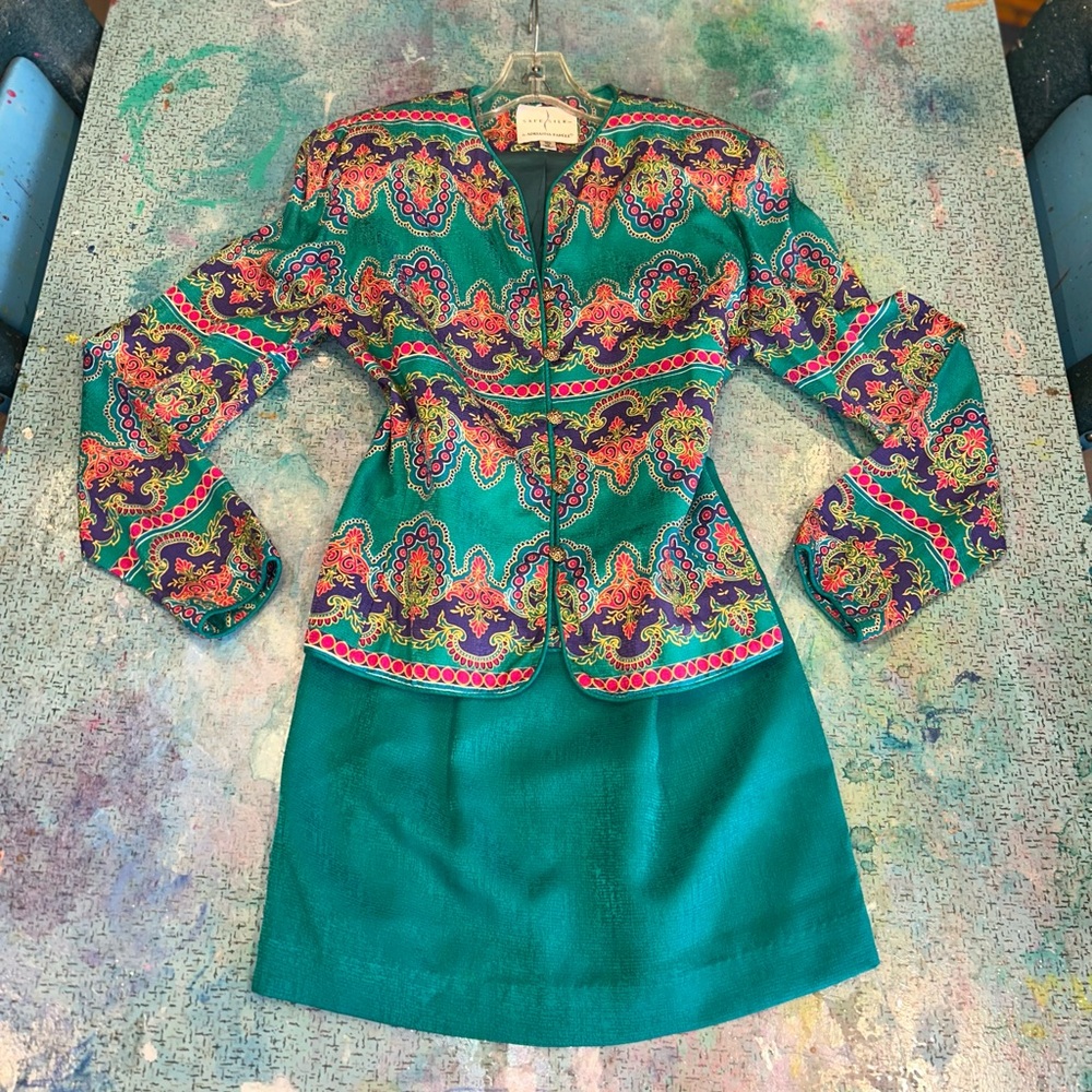 Vintage Silk Suit